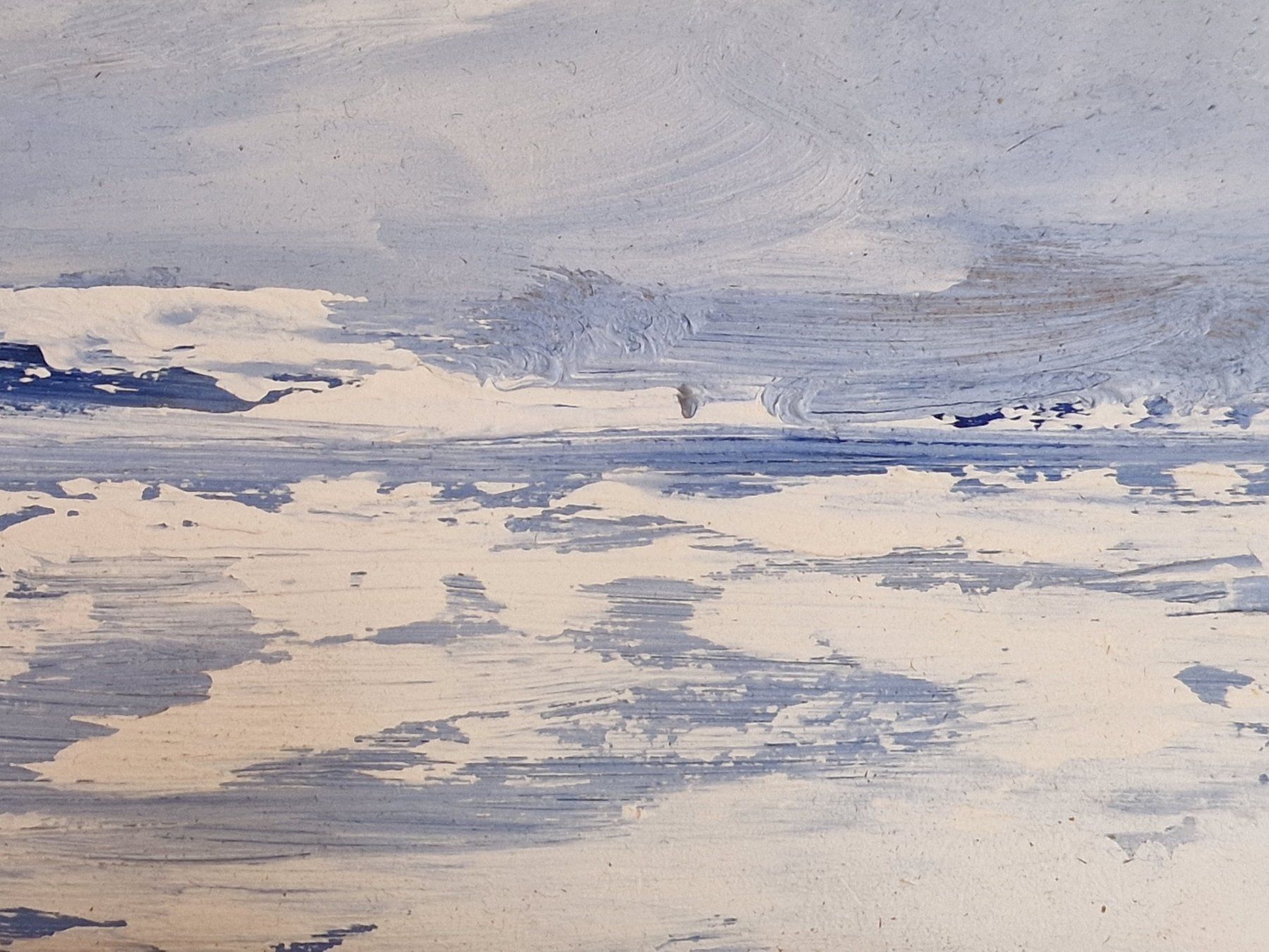 Gemälde: E. Degen, kleine Schneelandschaft, Gemälde – Gebraucht aus Binningen von Klettenberg 2