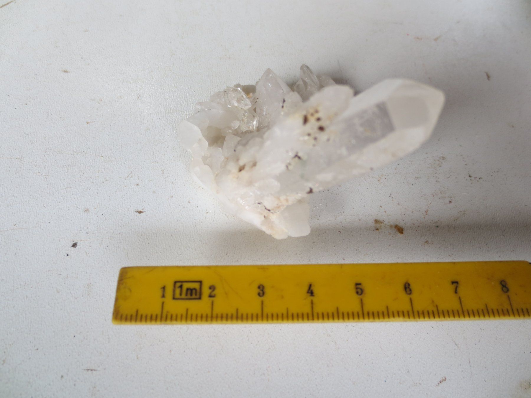 Minerali & Pietre curative: Bergkristall klar mit Durchsicht. 6cm – Usato da Weier im Emmental venduto da waefler03 3