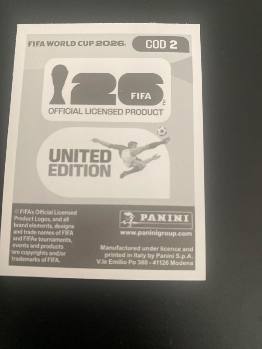 Panini Carte collezionabili: PANINI COD 2 FIFA World Cup 2026 – Nuovo (secondo la descrizione) da Baden venduto da Dunkelheit 1