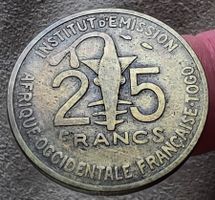 TOGO 25 FRANCS 1957