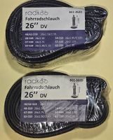 Fahrradschläuche, 3 Stk., neu, 2x26", 1x28"