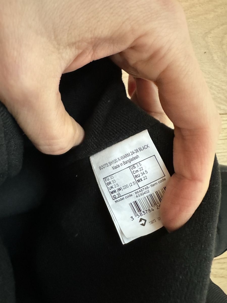 Decathlon Schuhe für Jungen: Warm Winter Boots Quechua size 35 – Neu und originalverpackt aus Vesenaz von nat_mq8l 5