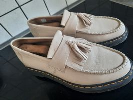 DR, MARTENS. MOCASSINS, en CUIR