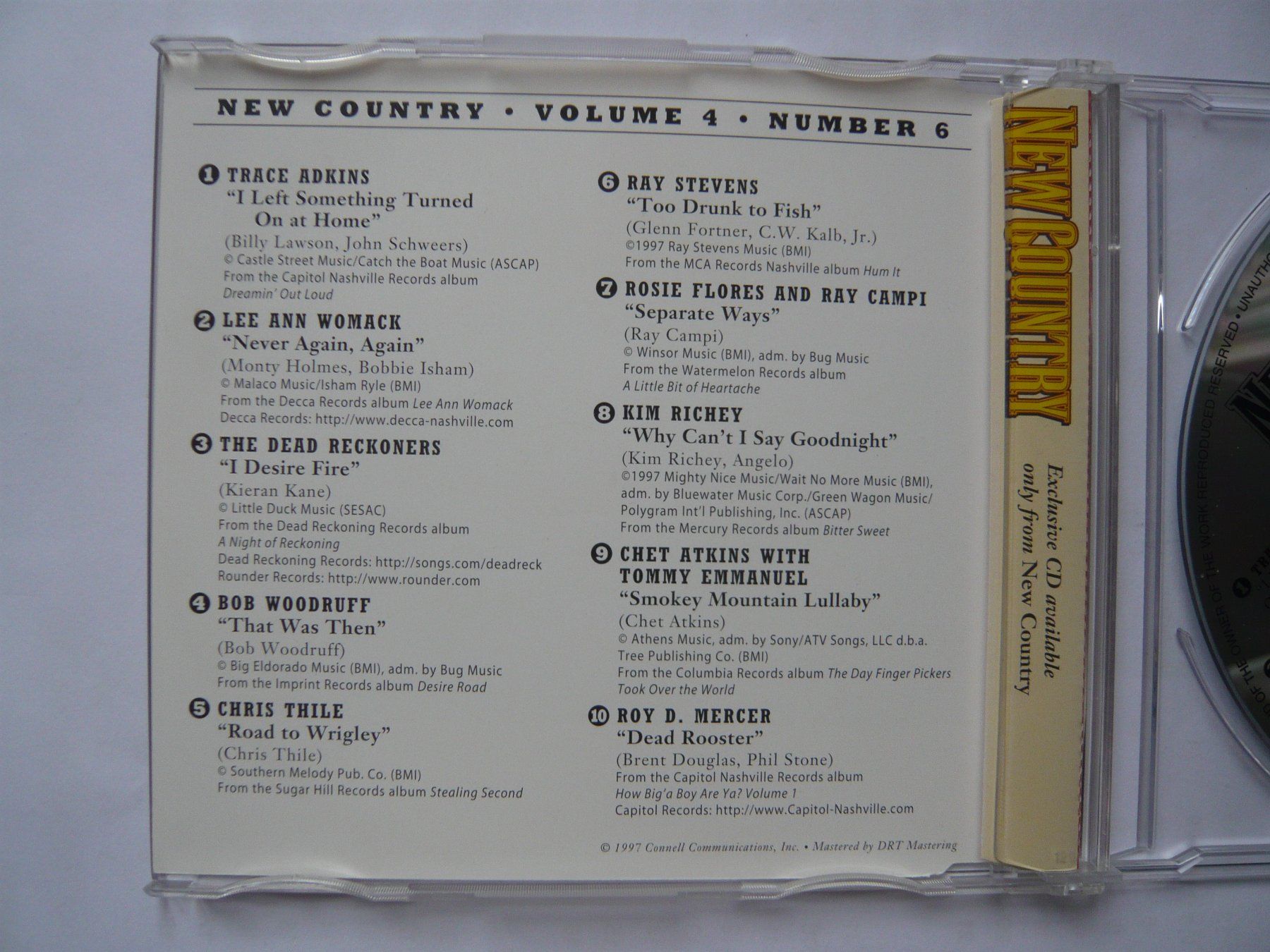 CD: 2CD VARIOUS NEW COUNTRY COLLECTION – Usato da Winterthur venduto da Cajun 1