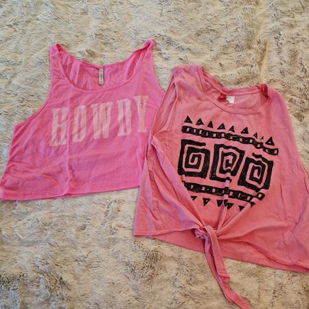 2 süsse Crop Tops Gr. S/M- Sommer Trend