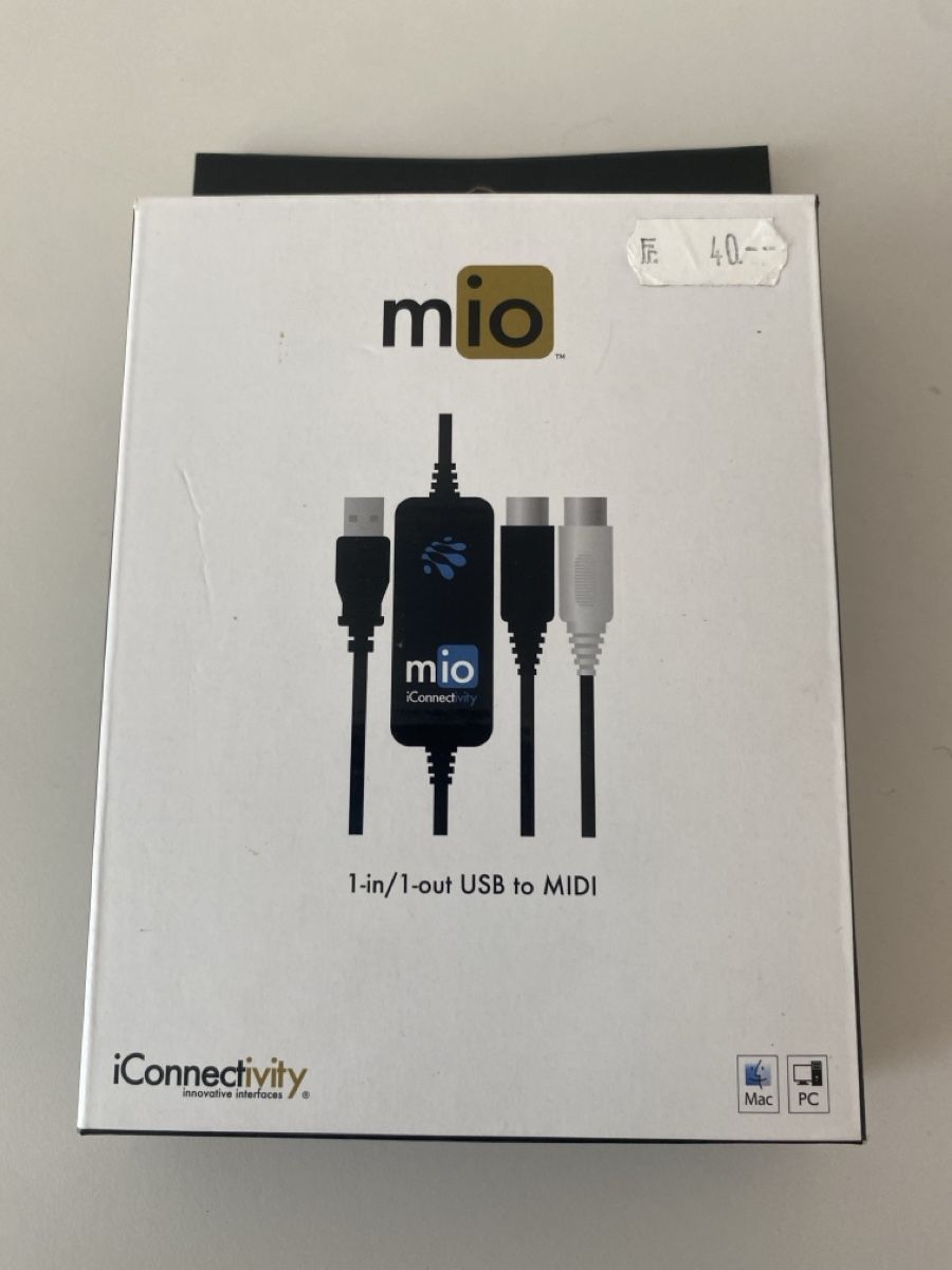 Sistema di controllo: iConnectivity mio USB MIDI Interface 1-in 1-out, neu – Nuovo (secondo la descrizione) da Suhr venduto da nirgendwo94
