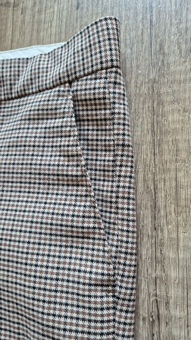 Hosen: Herren Hose kariert Braun Grösse 44 – Gebraucht aus Winterthur von Striegelbox 3