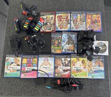 PlayStation 2 mit Singstar, Buzz und 2 Controller