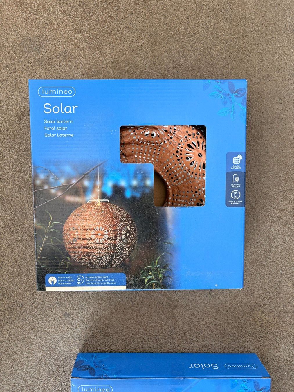 Lanterne: Solarlaterne mit Solar rund bronzefarben – Nuovo (secondo la descrizione) da Sursee venduto da pflugshaupt01 1
