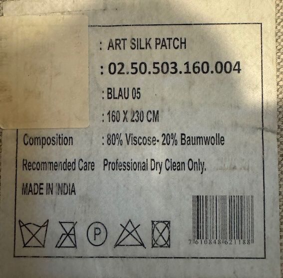 Tappeti: Tapis Bleu origine Indes – Usato da Cornaux NE venduto da zelia64 1