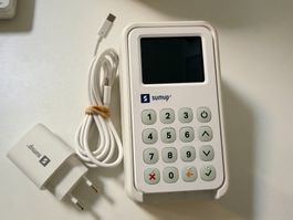 Kartenlesegerät SumUp 3G+ mit Ladestation gebrauchter Zus...