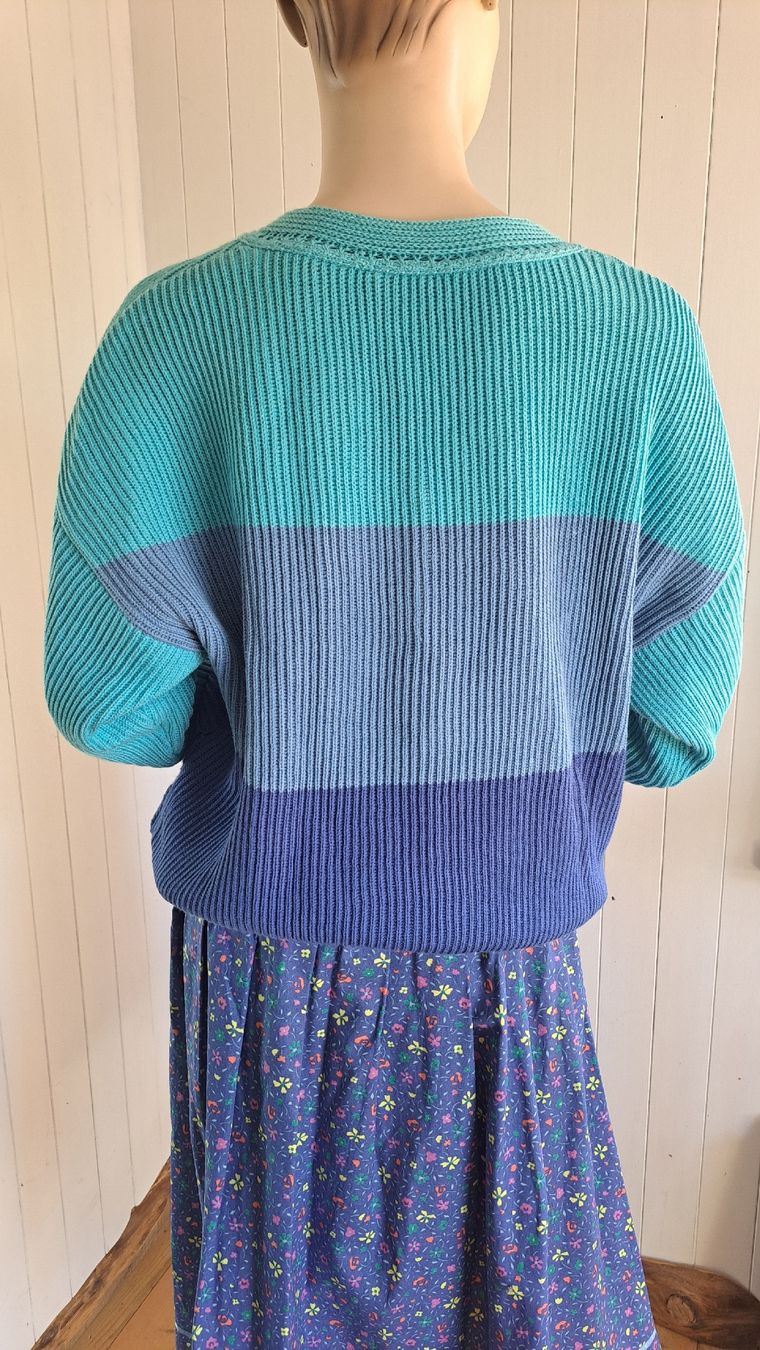Maglioni & Felpe: GHIRODELLI 80s VtG Strickpullover Ajour Pullover L 42 44 – Usato da Mollis venduto da Fauchi99 2
