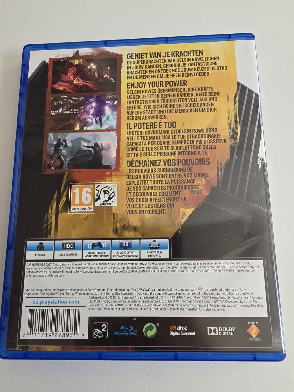 Spiele: inFamous: Second Son (PS4) – Gebraucht aus Winterthur von CB_94 1