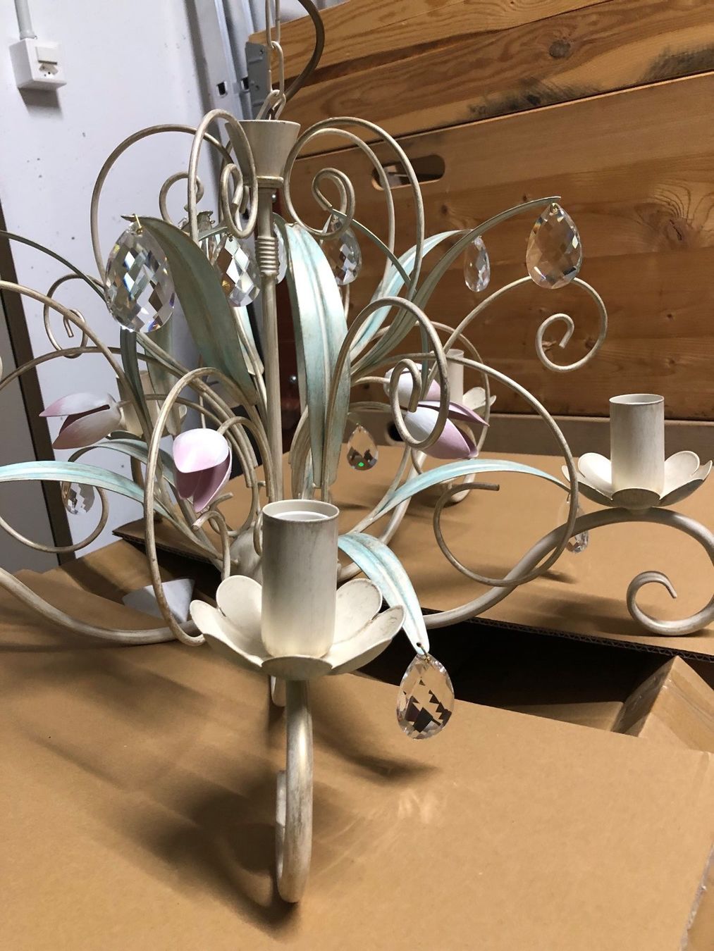 Lampadari & plafoniere: 5 armiger Kronleuchter "Jugendstil" Luminex Luce – Nuovo (secondo la descrizione) da Romanshorn venduto da sus_6k72 4