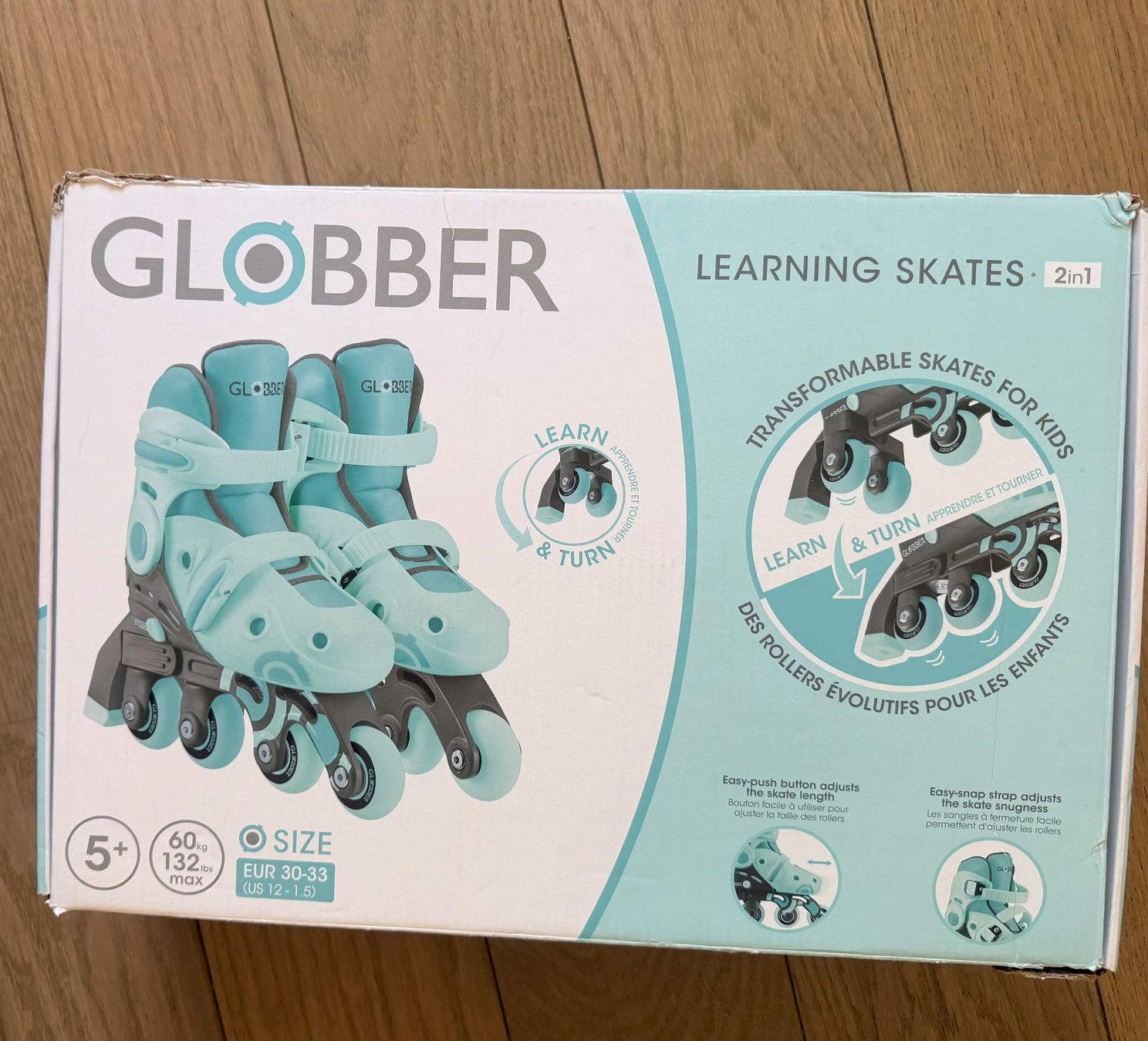 Pattini in linea & Pattini a rotelle: Inline skate  Globber - Taille 30-33 ajustable – Usato da Lausanne venduto da mik_l5py 6