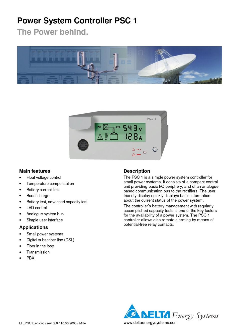 Stromzufuhr: Netzteil 48V Delta Energy Systems  DPS300/600B – Gebraucht aus Unterägeri von sumatronic 7