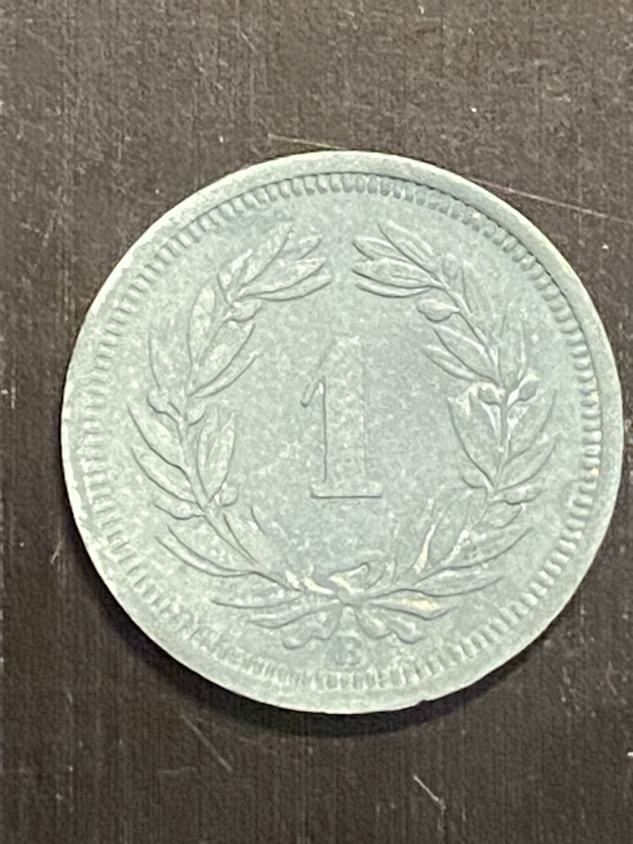 Tutti le monete: CH, 1 ct 1944 Zinc – Usato da Corsier-sur-Vevey venduto da Ginoarturo
