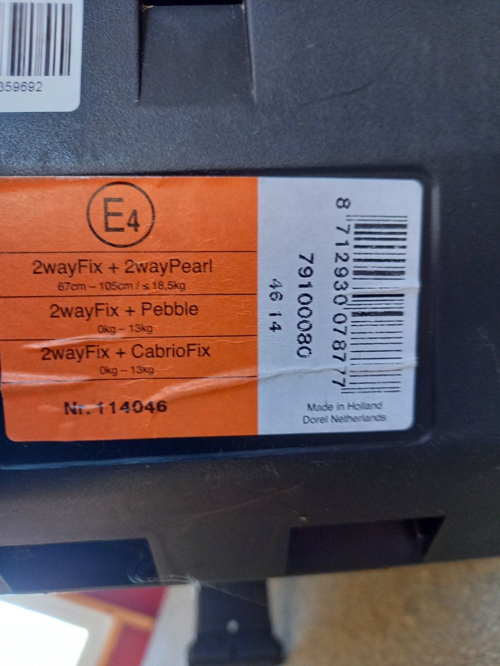 Seggiolini per auto: Maxi Cosi 2wayFix Basisstation – Usato da Schenkon venduto da adano 1