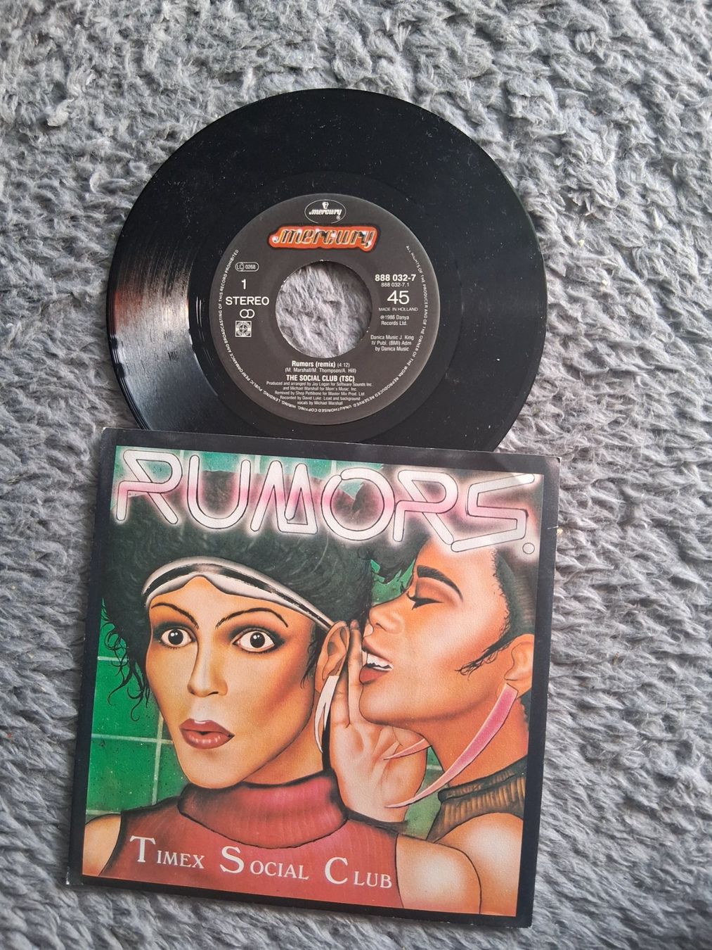 Schallplatten: TIMEX SOCIAL CLUB          RUMORS       7NER SINGLE – Gebraucht aus Wetzikon ZH von Ramones01
