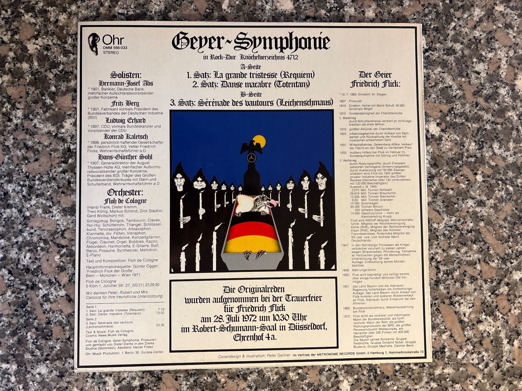 Dischi in vinile: S1711 Floh de Cologne - Geyer-Symphonie – Usato da Frutigen venduto da Philippe_jsp 1
