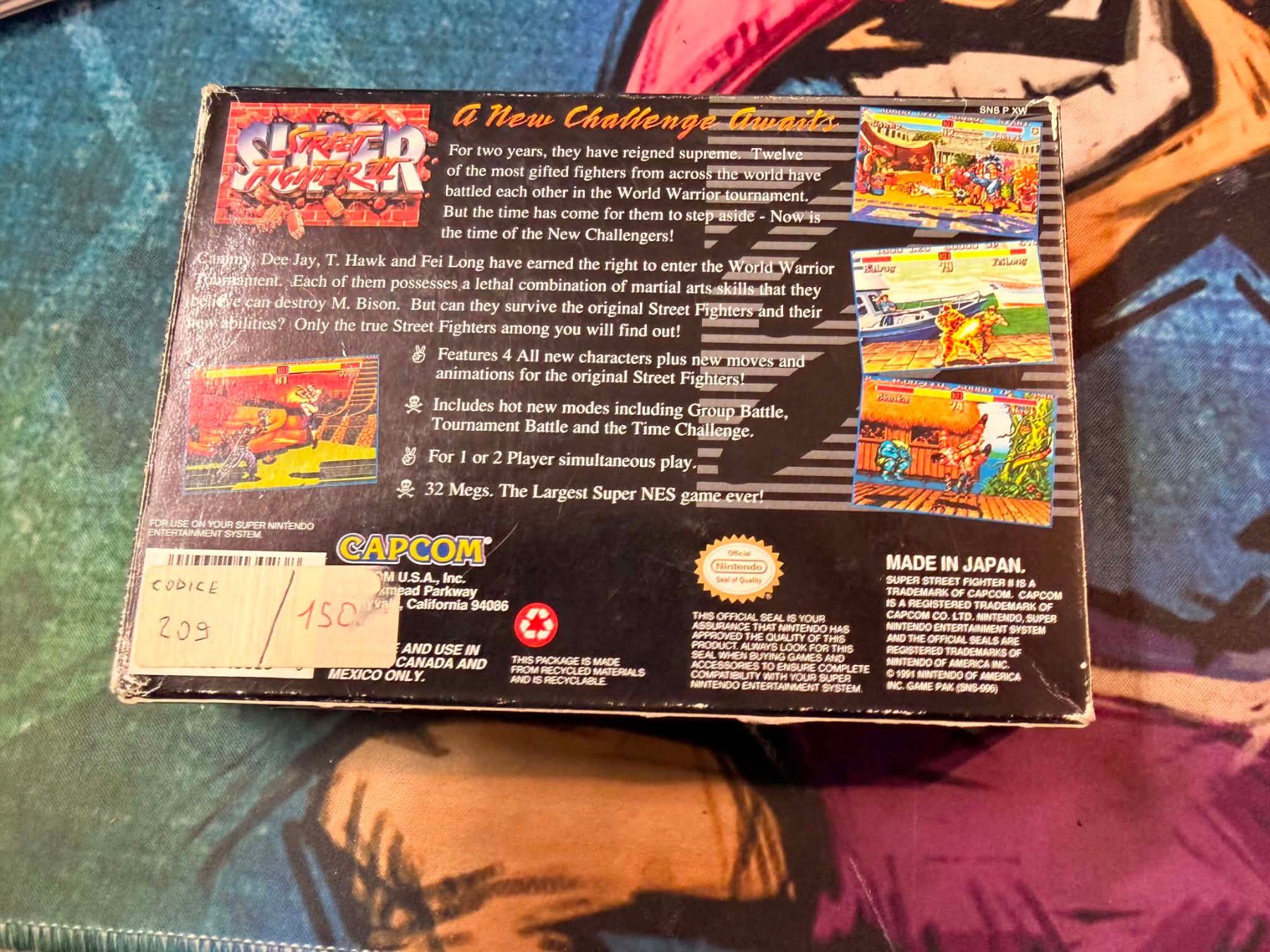 Nintendo Giochi: Super Street Fighter 2 Super Nintendo – Usato da Giubiasco venduto da Ticinerd 1
