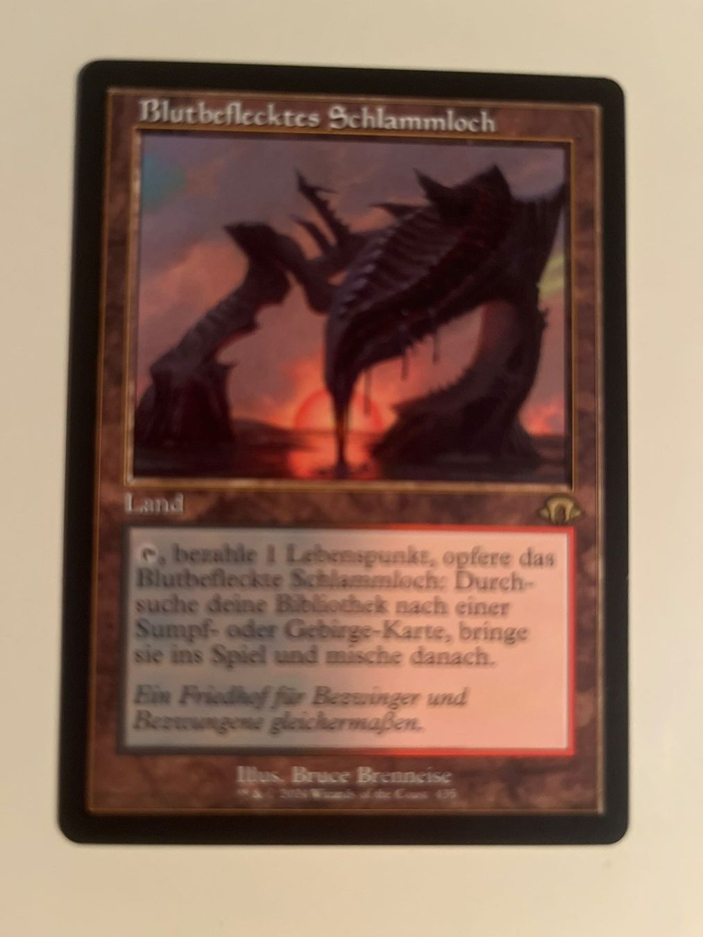 Magic The Gathering Carte collezionabili: 1 x Blutbeflecktes Schlammloch - Magic: The Gathering - MtG – Usato da Kriens venduto da Shadi1980