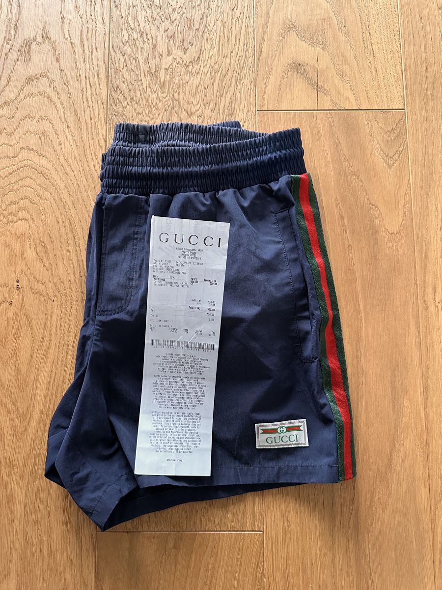 Gucci Costumi da bagno: Gucci Badehose blau original – Usato da Höri venduto da EverythingForSale