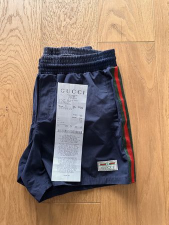 Gucci Badehose blau original