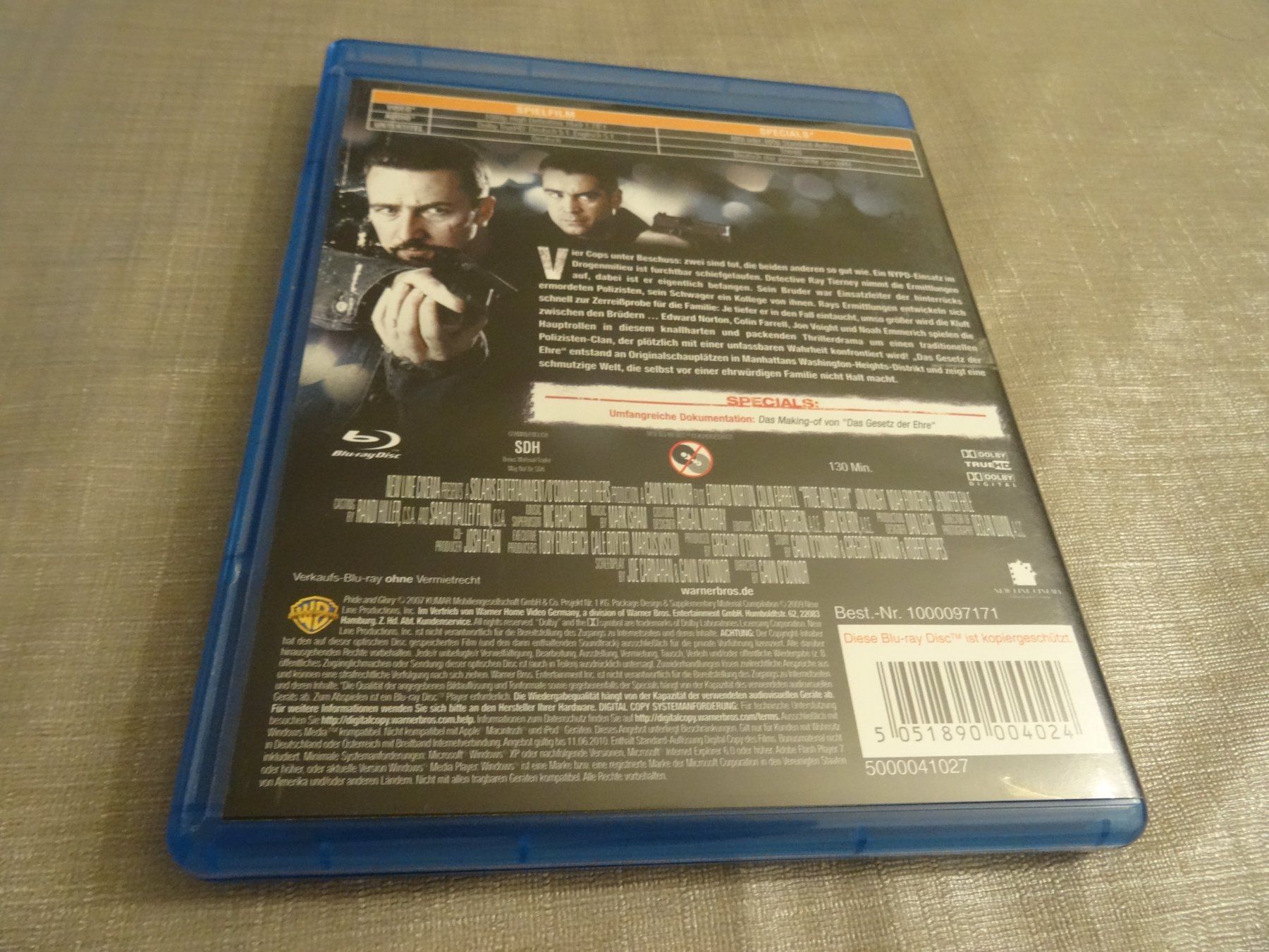 Tutti i DVDs: Das Gesetz der Ehre - Blu-ray – Usato da Olten venduto da Disc-Verkauf 2