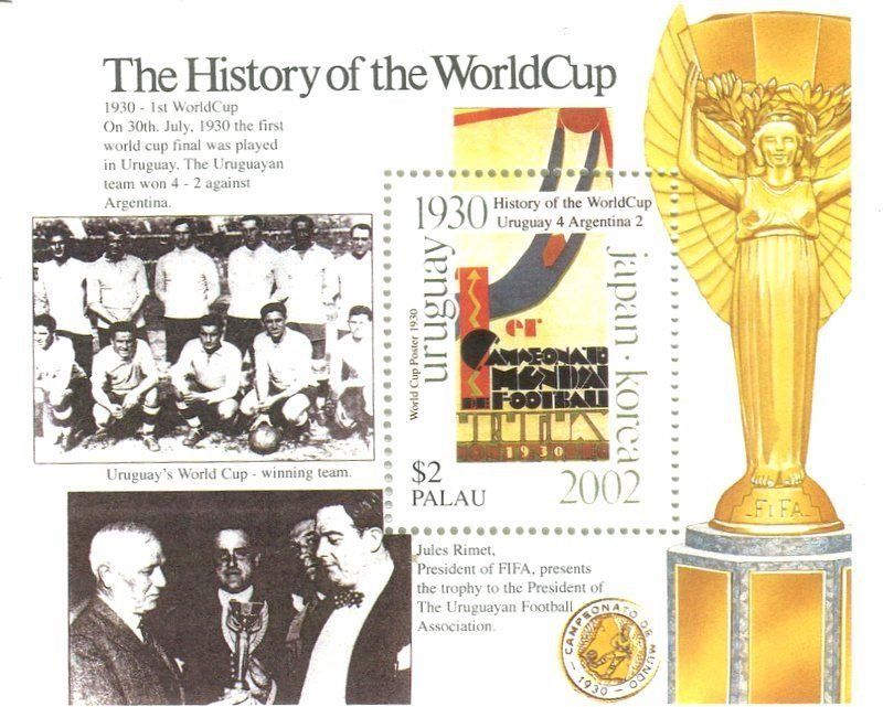 Tous les timbres: Block "Fussball". Palau – Neuf avec emballage d'origine à Basel par Butsch5