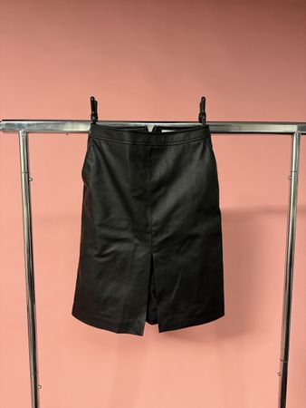 Schwarzer Fake-Lederrock 🖤 H&M Grösse 38