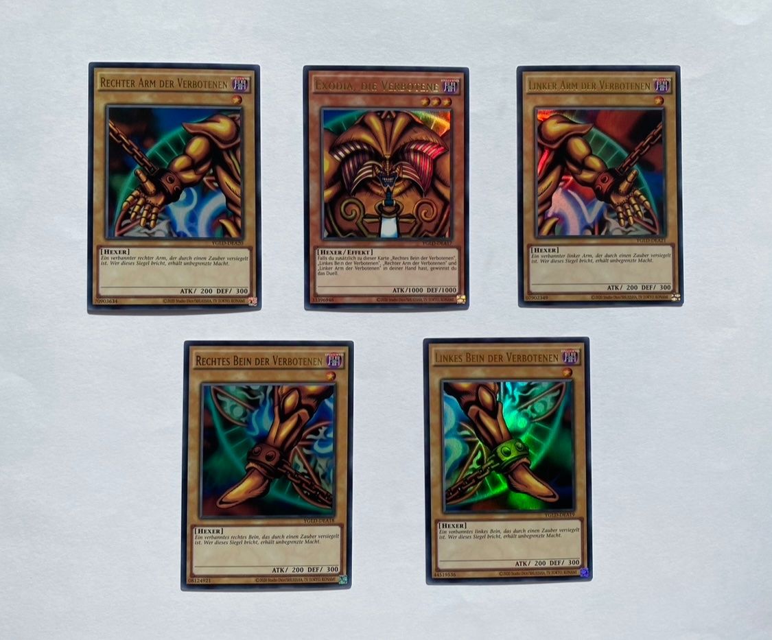 Cartoline: Exodia Set – Usato da Amriswil venduto da schweiz222