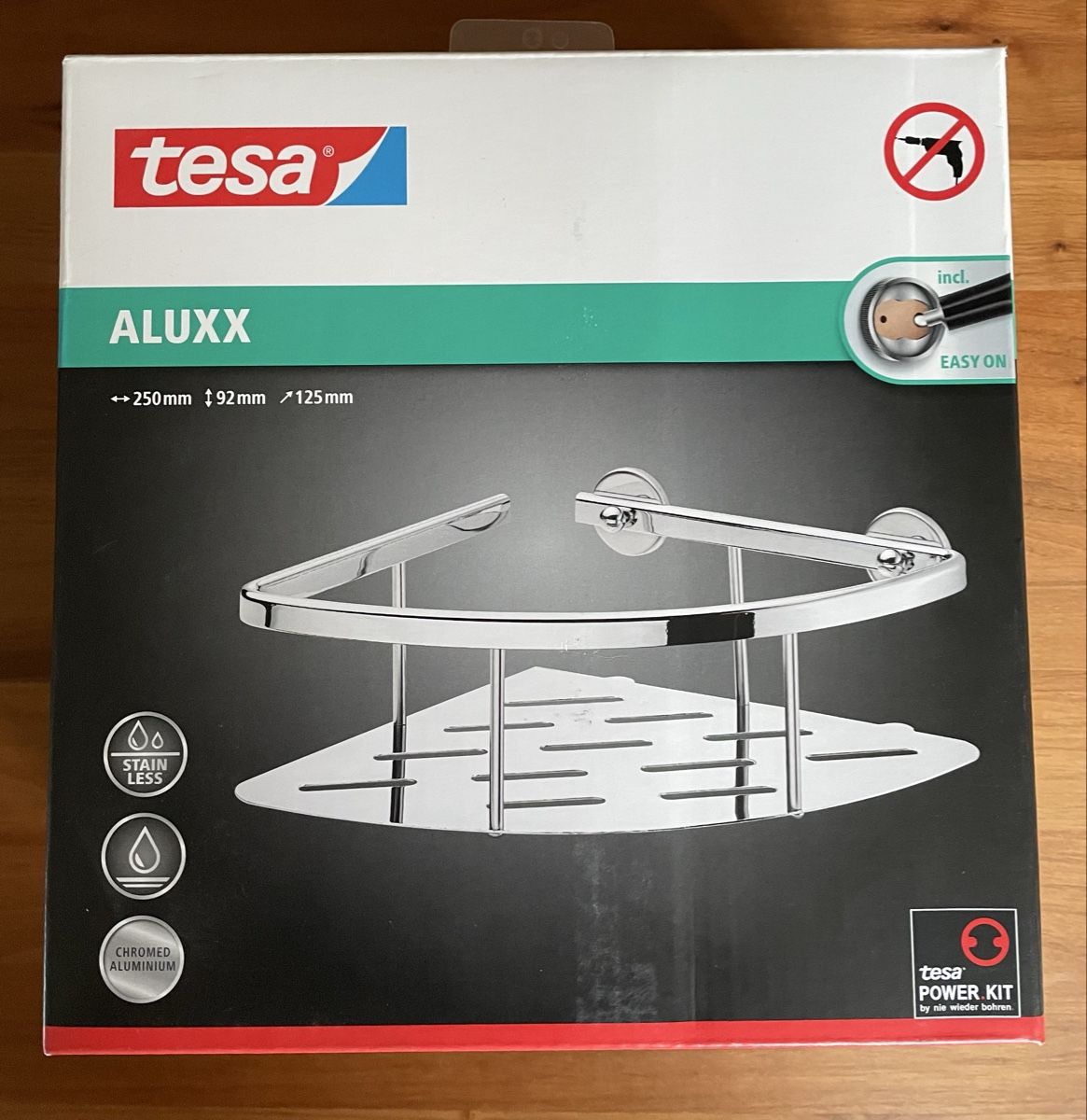 Tesa Wandhalterungen: Tesa Eckablagekorb für Dusche – Neu und originalverpackt aus St. Gallen von Strubeline