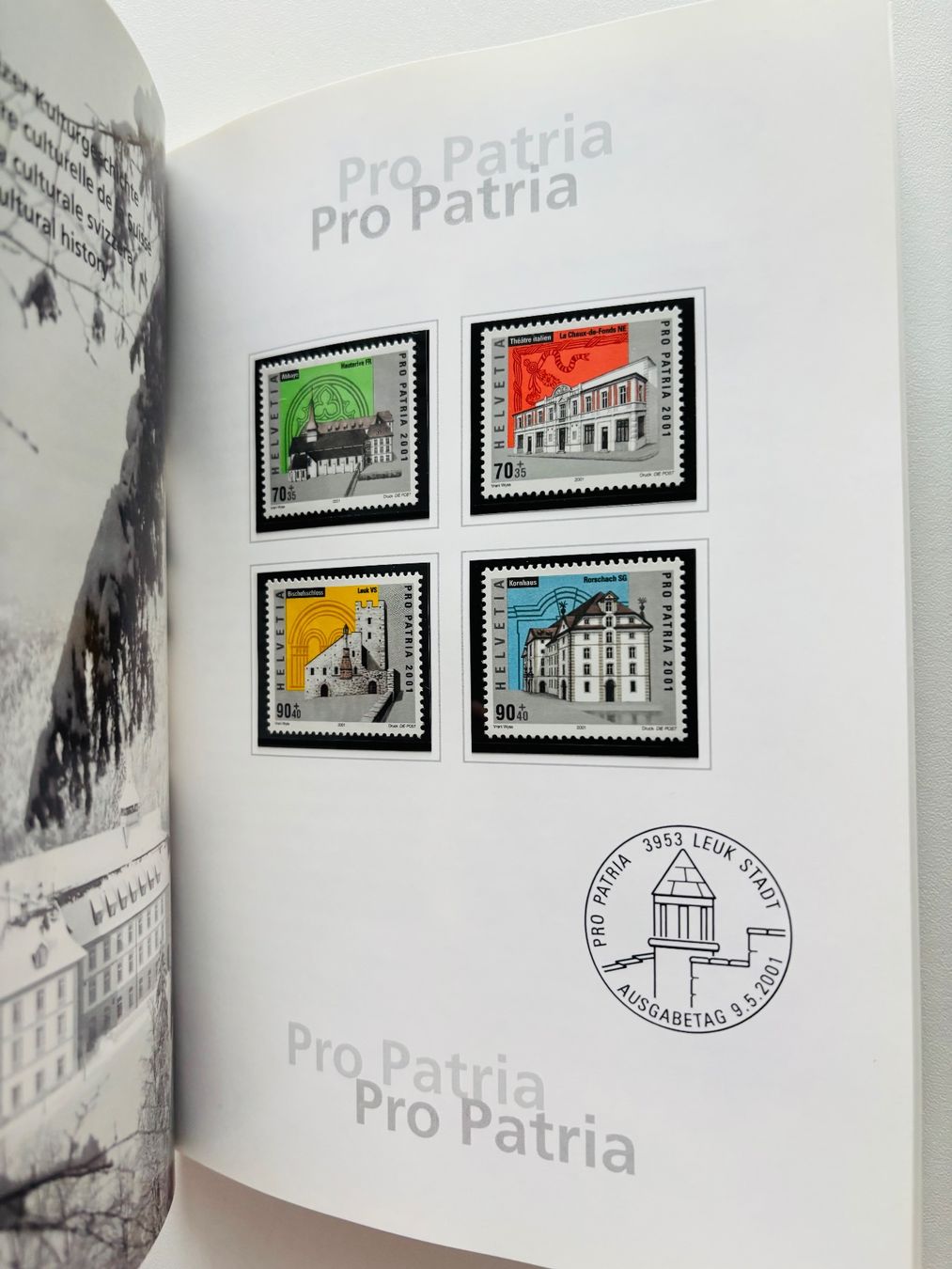 Alle Briefmarken: 2001 Jahrbuch Schweizer Briefmarken postfrisch ** Kat. 120.- – Neu und originalverpackt aus Müswangen von buyin 5