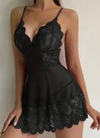 Mega sexy trasparente sottoveste di tulle con pizzo-M/L