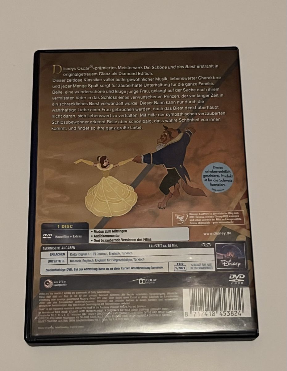 Tutti i DVDs: Die Schöne und das Biest Disney DVD! – Usato da Bern venduto da hispano74 1