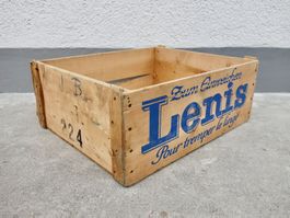 alte Holzkiste Kiste Seifenkiste FRIEDRICH STEINFELS LENIS