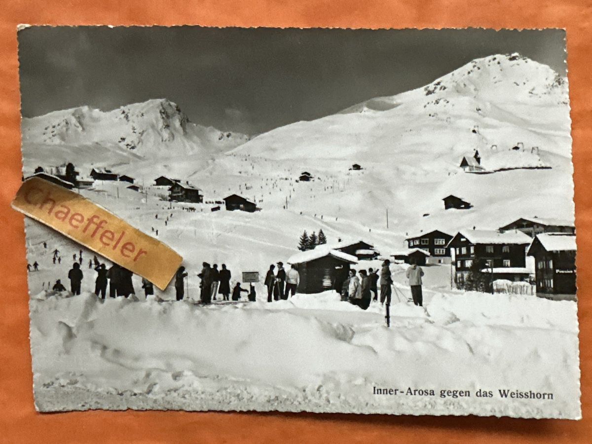 Cartes postales: Inner - Arosa gegen das Weisshorn – D'occasion à Zürich par Chaeffeler