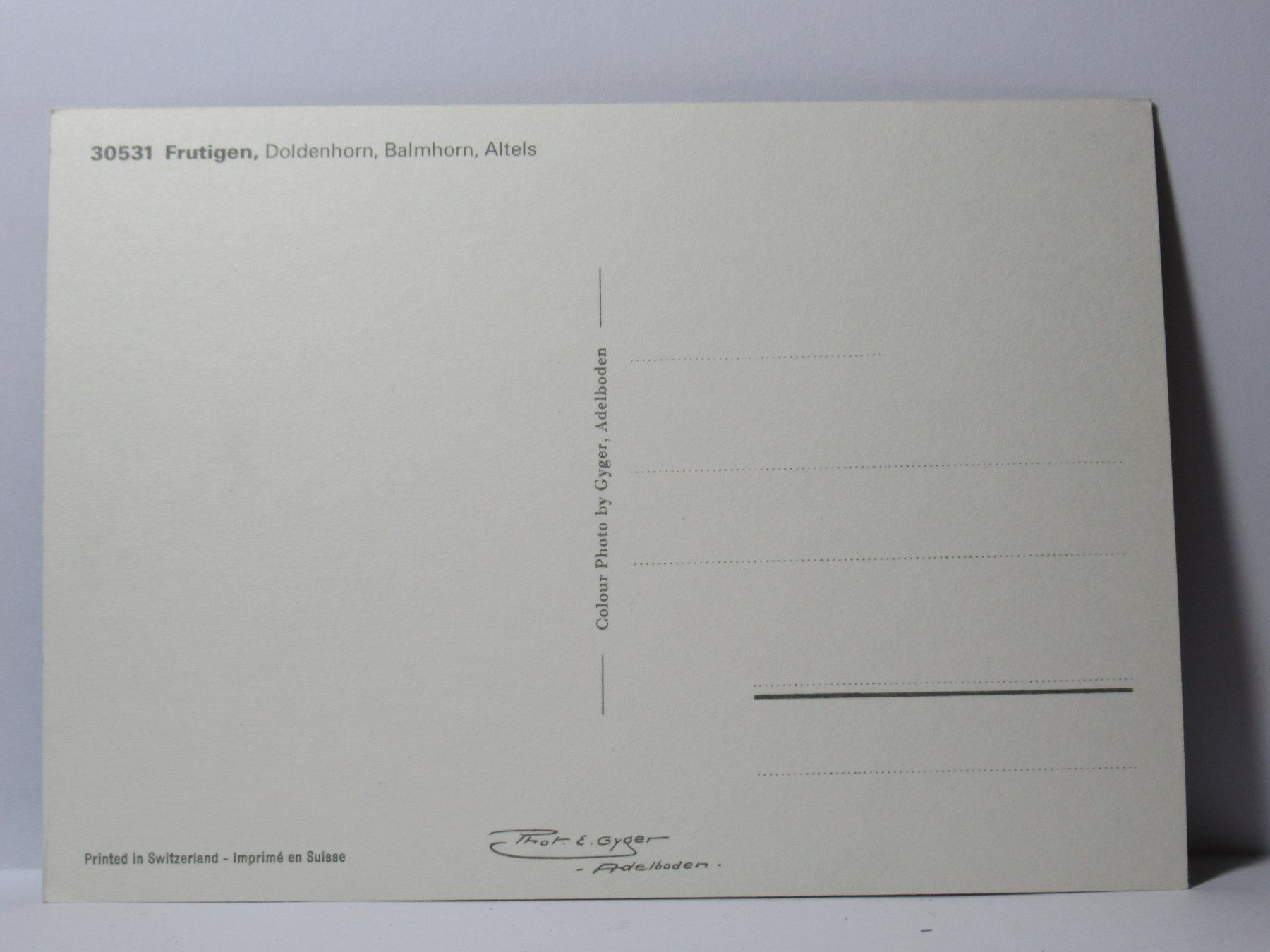 Cartoline postali: Frutigen – Nuovo (secondo la descrizione) da Grenchen venduto da Bluemchen1900 1