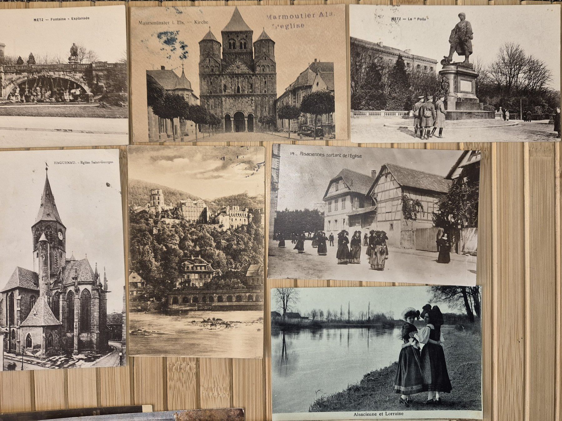 Cartoline postali: 17 antike Postkarten "Elsass" 1919/20 – Usato da Basel venduto da Kurioses 2