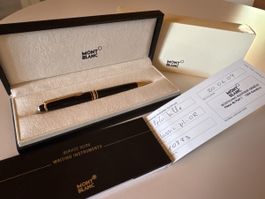 Stylo bille Montblanc Classic Noir Or 10883 bon état