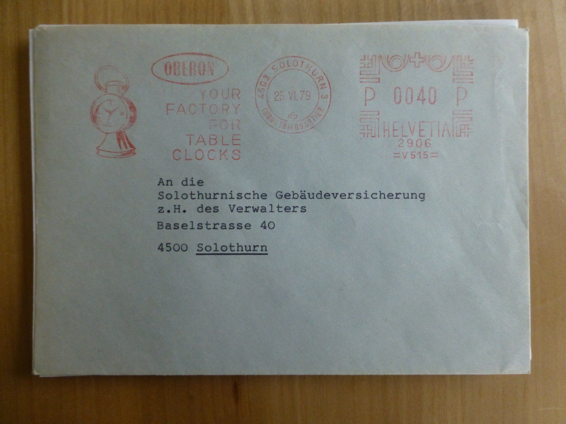 Foto & Immagini: Solothurn, Oberon 1979 – Usato da Bettlach venduto da 1saurer