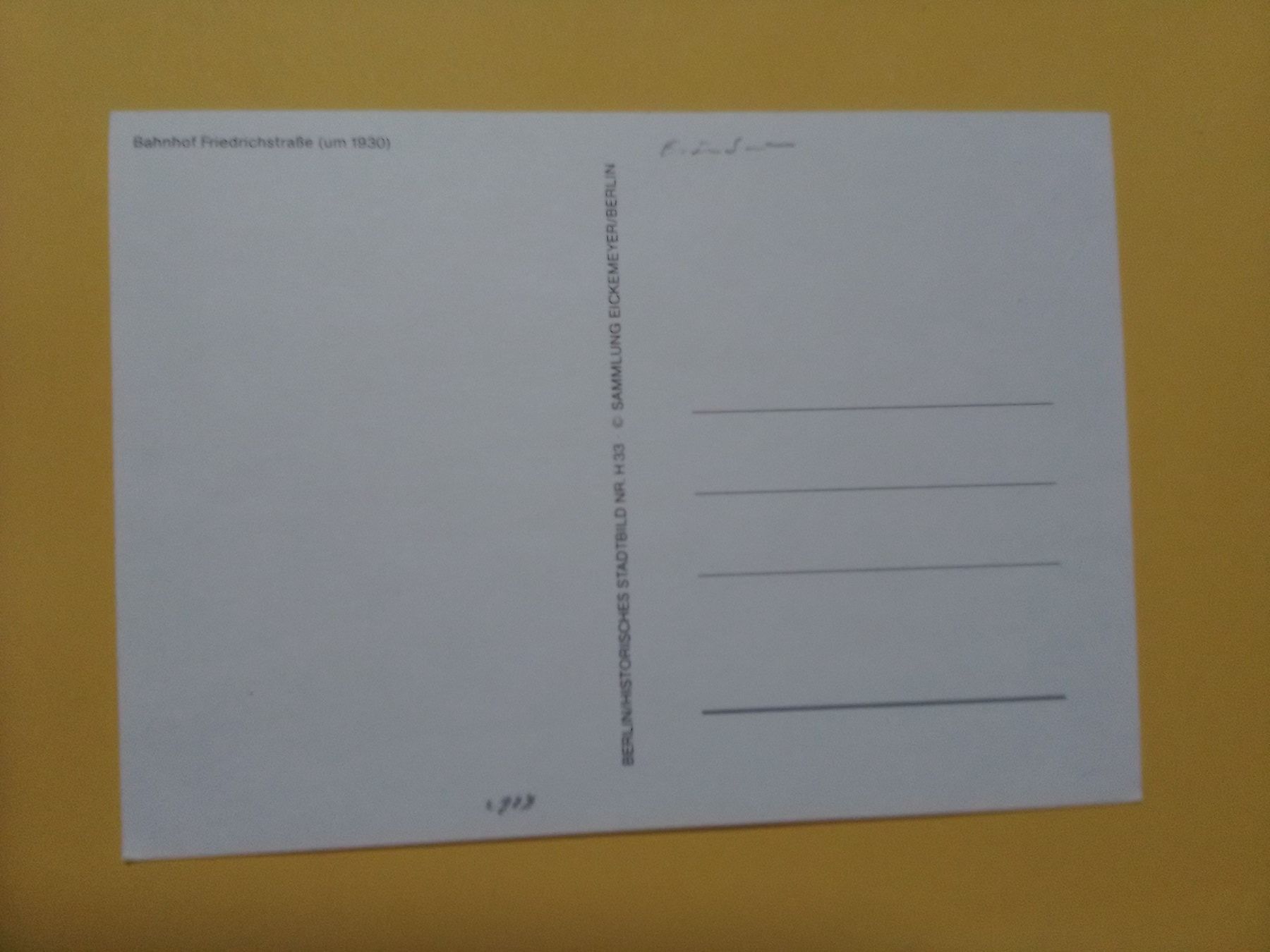 Cartes postales: AK Berlin Lokomotive Friedrichstrasse – D'occasion à Küttigen par Melisch1000 1