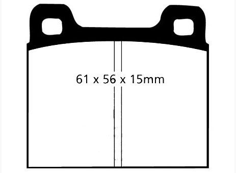 Alle Autoersatzteile: ATE Scheibenbremssatz EBC 62x57x15mm Yellowstuff – Neu und originalverpackt aus Kollbrunn von klassik-bremsen 1
