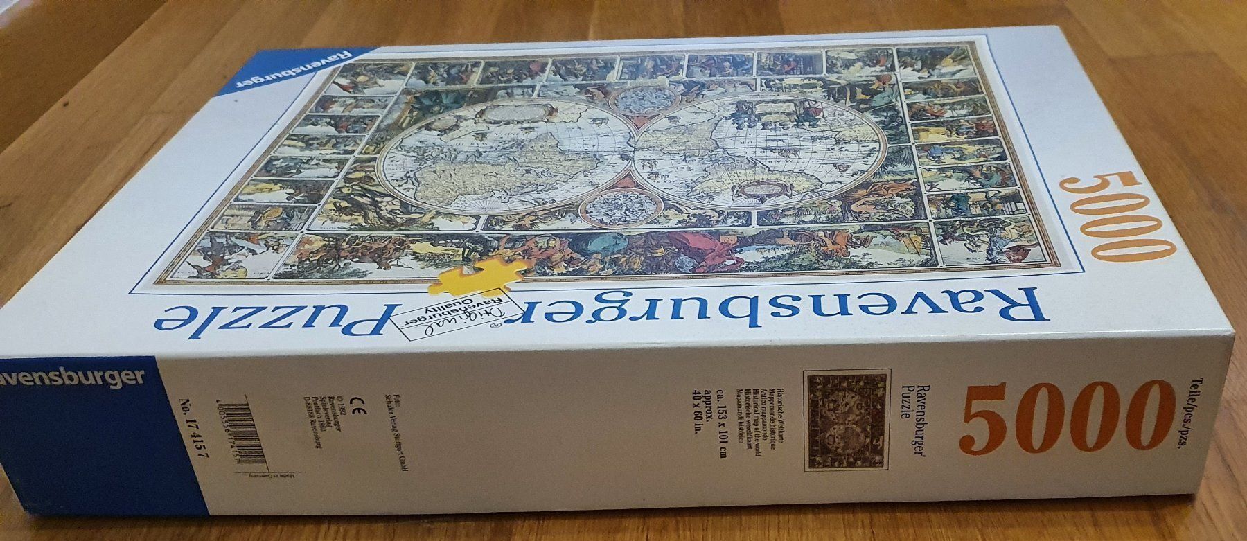 Ravensburger Puzzles: Puzzle 5000 kompl. gelöst Alte Weltkarte – Gebraucht aus Bern von DiesUndDasBern 2