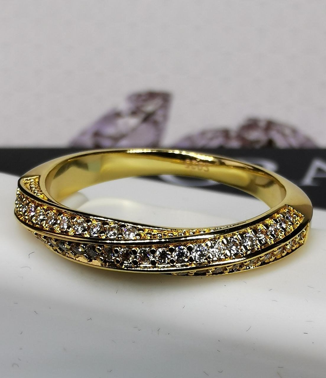 Bagues: Bague argent avec diamants de moissanite certifiés GRA – Neuf avec emballage d'origine à Reconvilier par Tsma67