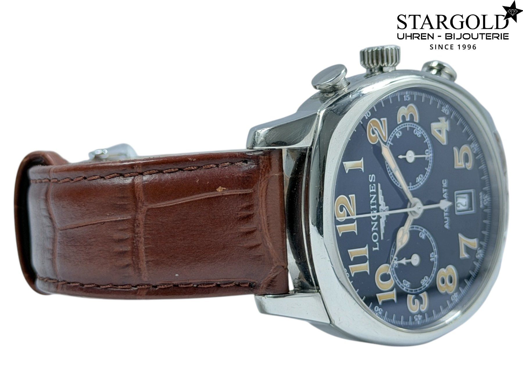Longines Uhren: Longines Spirit Chronograph - L2.705.4 – Gebraucht aus Zürich von Stargold-Uhren 2