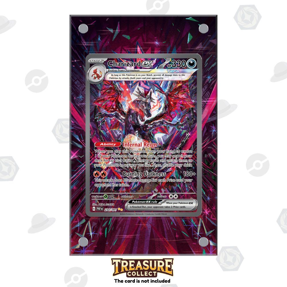 Pokémon Carte collezionabili: Charizard ex 234/091 - Pokémon Extended Artwork Display Case – Nuovo e nell'imballaggio originale da Canobbio venduto da TreasureCollect