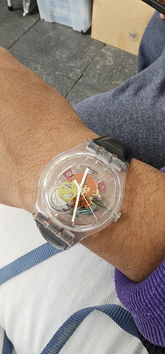 Swatch Orologi: Vintage Durchsichtige Swatch Uhr – Usato da Ostermundigen venduto da Secundo_Hand 3