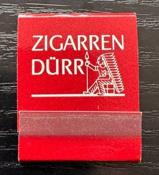 Feuerzeuge: Zündholz-Briefchen Zigarren Dürr – Neu (gemäss Beschreibung) aus Zürich von Policepatch